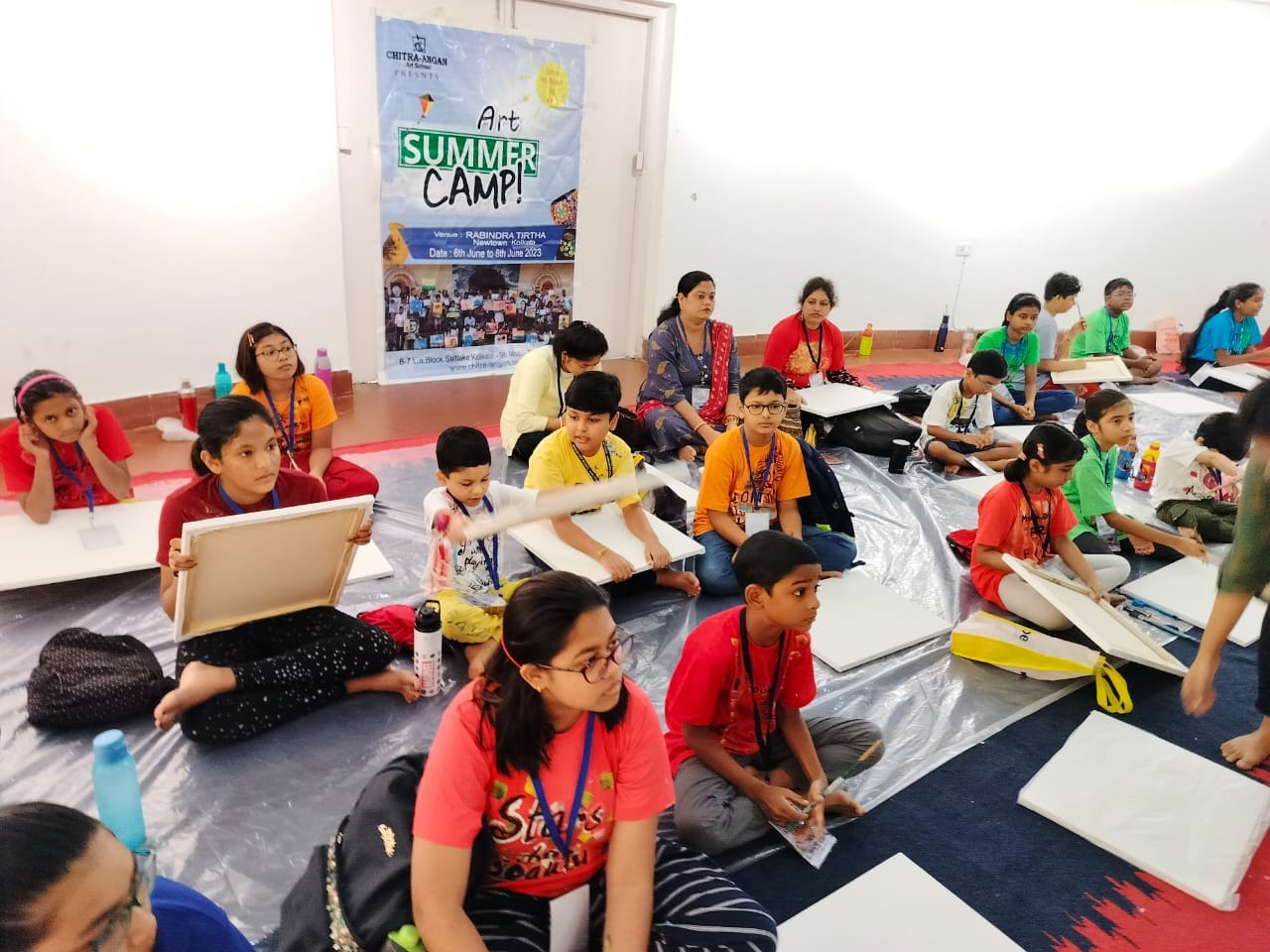 Chitra-Angan_Workshop Chitra  Angan Er Summer Camp 2023 Aaj Chilo Last Day