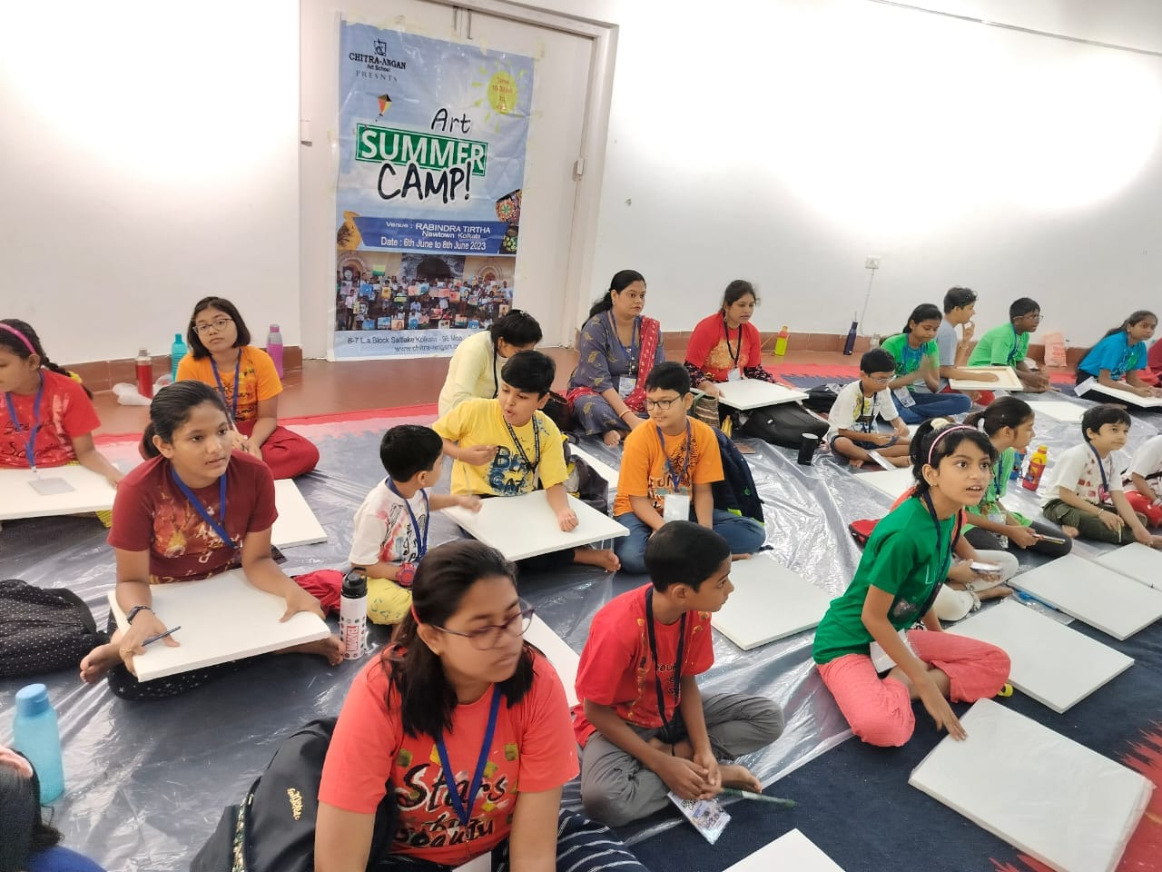Chitra-Angan_Workshop Chitra  Angan Er Summer Camp 2023 Aaj Chilo Last Day